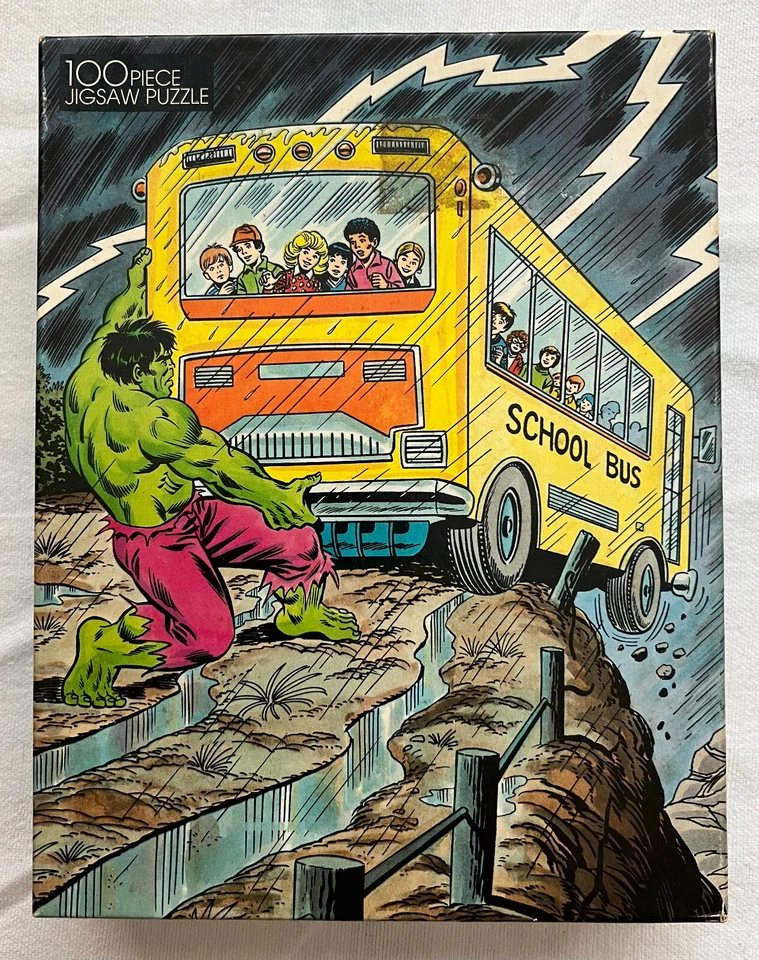 Винтажная головоломка Rainbow Works "The Incredible Hulk" 100 шт. - полная - Изображение 1 из 1