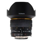 Objectif asphérique Rokinon 14 mm f2,8 pour Nikon, en boîte