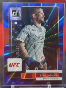 2023 Donruss UFC TJ Dillashaw - Blue Laser Holo 1/49 BOOK END - Picture 1 of 2