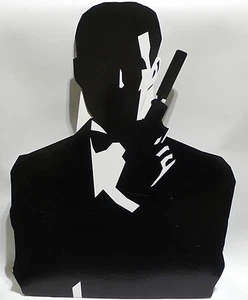 JAMES BOND: MINI STANDEE PERFIL JAMES BOND HECHO DE CARTÓN (XP) - Imagen 1 de 3