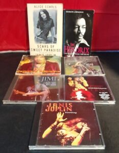 Jimi Hendrix and Janis Joplin Book & CD Bundle