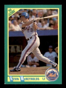 1990 Baseball Score Kevin McReynolds New York Mets #5