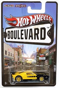 Hot Wheels Ford GT Boulevard Series - X8292 NRFP 2012 gelb/schwarz 1:64 - Bild 1 von 4