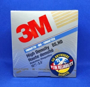 3M Formatted, IBM, High Density DS,HD Didkettes [10 - 3.5"] - Afbeelding 1 van 7