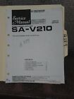 Pioneer SA-V210 service manual original repair book 