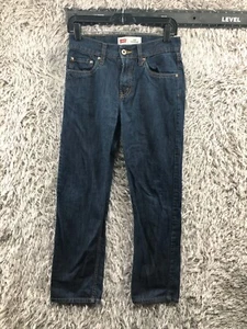 Levi's 514 Straight Jeans Boys Size 16 Medium Wash Blue - Picture 1 of 13