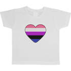 'Gender Fluid Flag Herz' Baumwoll-T-Shirts für Babys / Kinder T-shirt (TS035668)