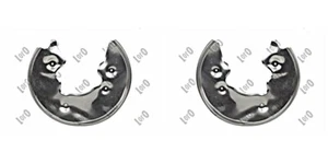 Brake Disc Splash Panel Set Rear Axle For AUDI A5 Sportback 07-18 8K0615611A - Picture 1 of 1
