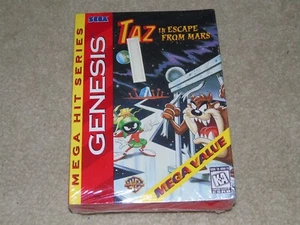 Sega Genesis Taz In Escape From Mars Mega Hit Series NEW FACTORY SEALED RARE - Picture 1 of 4