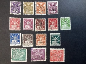 Czechoslovakia Stamps 1920-23 #68~81 16values Breaking Chains Pigeon Agriculture - Picture 1 of 2