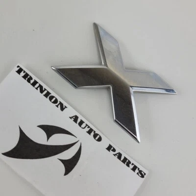 2005-2012 Nissan XTerra Rear Emblem Symbol Nameplate Letter X Only Chrome OEM - Image 1 of 4