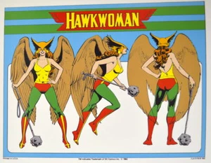 DC PRINT - HOJA MODELO HAWKGIRL Liga de la Justicia - Imagen 1 de 1