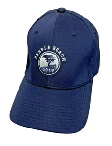 Pebble Beach Cap Hat Fitted by The Game Navy Blue L/XL Golf Course Championship - Picture 1 of 6