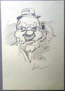 MALNATI - Dessin original CLOWN - Picture 1 of 1