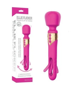 Varita parpadeante Ellie - Vibrador rosa intenso, lengua parpadeante, juguete recargable USB - Imagen 1 de 5