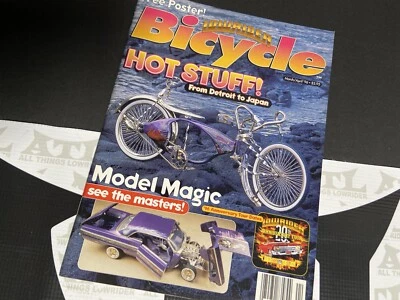 Lowrider Bicycle Magazine - March/April 96 - NOS With Poster - Models Pedal Cars Foto 1 de 4