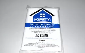 Bolsas de aspiradora genuinas Kirby tela Hepa Sentria II F estilo Micron Magic 6 piezas 204811 - Imagen 1 de 1