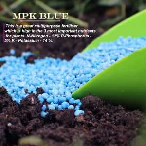 Super NPK FERTILISER BLUE Granulated Nitrophoska Soluble FREE FAST SHIPPING - Picture 1 of 2