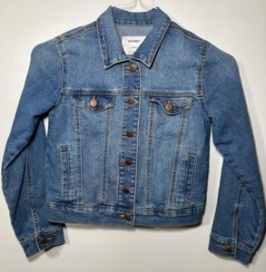 OLD NAVY YOUTHS BLUEJEAN BUTTON UP DENIM JEAN JACKET SIZE LG (10-12) - Picture 1 of 5