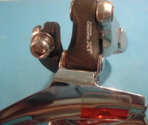 Shimano Deore XT M738 28.6MM MTB Front Derailleur NEW/NOS Vint-TP/BS- 7/8-Spd - Picture 1 of 8