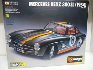 BBURAGO BURAGO 1/18 MERCEDES 300 SL '54 MILLE MIGLIA #8 KIT MONTATO BOX - Imagen 1 de 12