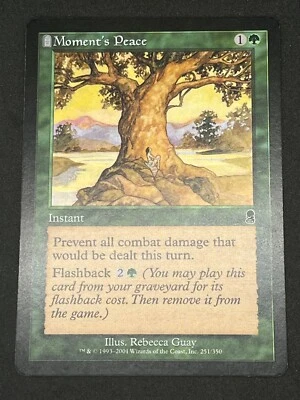 Magic the Gathering MTG Moment's Peace Green Odyssey Common - Image 1 of 2