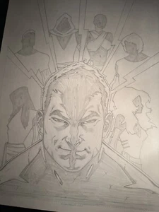 The Last of the Greats #1 Original Brent Peeples Cover Art Image Comics Fialkov - Picture 1 of 7