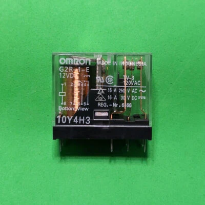 1pcs For OMRON G2R-1-E ORIGINAL 12V DC 16A G2R-1-E-12VDC POWER RELAY SPDT PCB - Image 1 of 2
