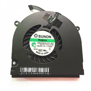 Replace Laptop CPU Cooling Fan 2009 2010 Model A1342 For Apple MacBook Pro 13" - Afbeelding 1 van 4