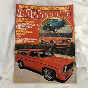 Popular Hot Rodding Magazine Jun 1976 Camaro Van Roadster Hot Rod Racing - Picture 1 of 10