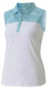 Polo donna Puma top tinto senza maniche blu latte 597689 04 taglia S M L XXL PREZZO AL PUBBLICO $55 - Foto 1 di 4