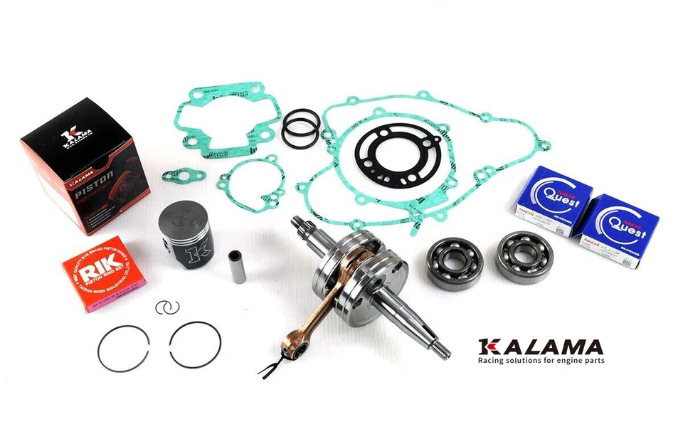 KIT RECONSTRUCCIÓN MOTOR KAWASAKI KX 65 JUNTAS PISTÓN CIGÜEÑAL 2006-2022 Ajuste: KX65 Foto 1 de 4