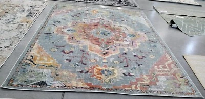 Tapete para manchas traseiras TEAL/LARANJA 8' X 10', preço reduzido 1172753616 CRS501J-8 - Imagem 1 de 4