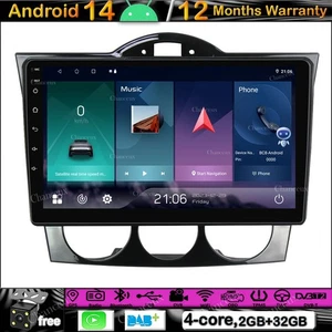 9"Android 14 Head Unit Radio GPS SAT Nav BT Carplay DAB for Mazda RX-8 2009-2011 - Picture 1 of 12
