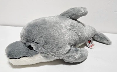 Webkinz Gray Bottlenose Dolphin 11" Plush Toy HM220 Ganz Great Condition No Code - Image 1 of 4
