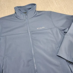 Columbia Jacket Men XL Ascender Softshell Water Resistant Fleece Lined Full Zip - Picture 1 of 9