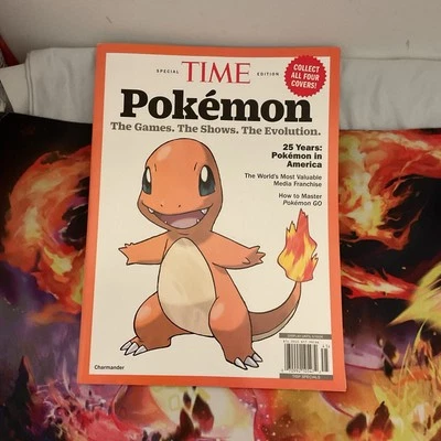 Pokemon Time Magazine Charmander Cover Special Edition 2024 - Image 1 of 4