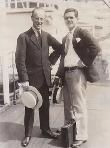 1927 Pressefoto Entdecker George Dyott und Crew zurück von Amazon River Trip - Bild 1 von 2