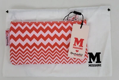 RARE Missoni CUSTOMIZED OrphanAid Africa Purse Wristlet Handbag 8"x5" (NWT) - Image 1 of 4