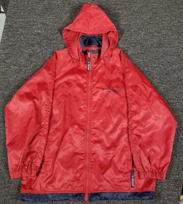 Chaqueta Dunlop Para Hombre Mediana Roja Cremallera Completa Cuello Simulado Ventilado Motorsport Racing Team Foto 1 de 4