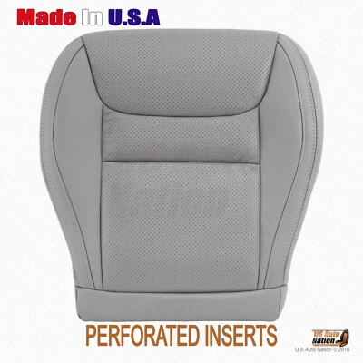 2001 - 2003 For Toyota Highlander PASSENGER Bottom Perforated Leather Cover Gray - Image 1 of 4