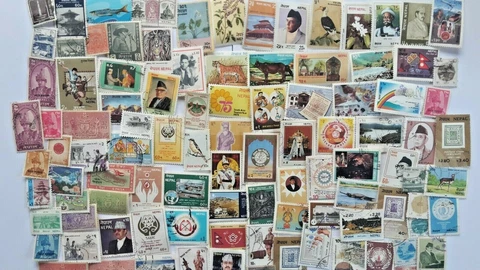 Nepal Stamps Collection - 100 to 1000 Different Stamps Cover