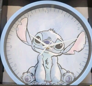 Disney Stitch Decorative Wall Clock 2024 Light Blue - Picture 1 of 2