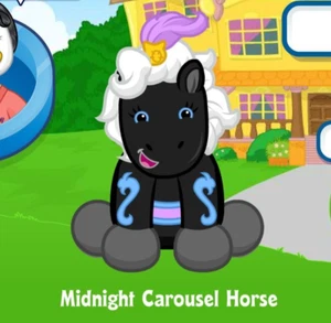 Webkinz Classic Midnight Carousel Horse PROMO Pet Code Only - Foto 1 di 1