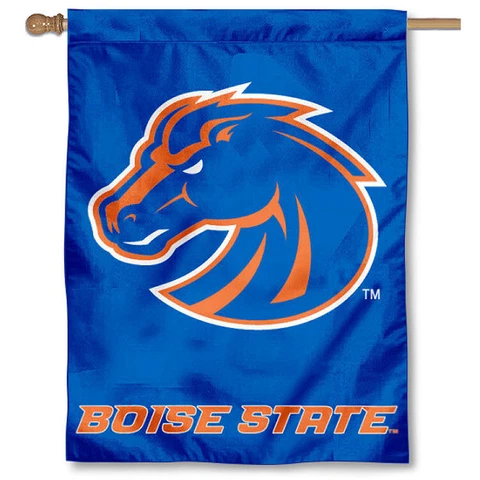 Boise State Broncos BSU University College House Flag Cover