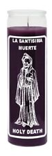 Indio®Holy Death/Santa Muerte/Santisima Muerte Purple Candle Silkscreen 1 Color