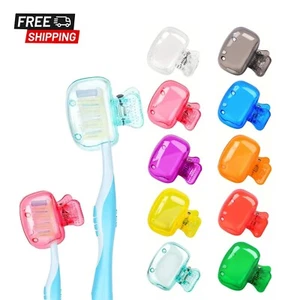 4/6/8pcs Portable Toothbrush Head Cover, Toothbrush Protector Cap Holder Travel - Picture 1 of 12