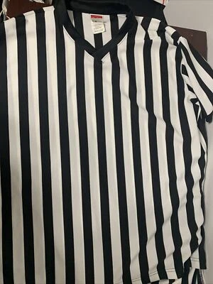 Camiseta deportiva de árbitro Rawlings para hombre talla 2XL negra blanca Foto 1 de 4