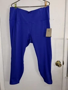 Nike Yoga Leggings Women Dri-Fit Pants High Rise Blue Training DR7800-430 Sz 2X - Picture 1 of 5