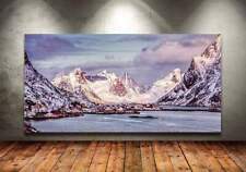 Panoramic Print of Norway's Reine | Nordic wall art, Arctic Seascape Photography